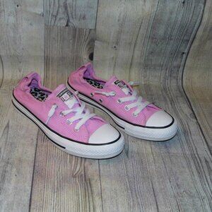 CONVERSE Chuck Taylor All Star Shoreline Pink Sneakers Womens Size 7.5
